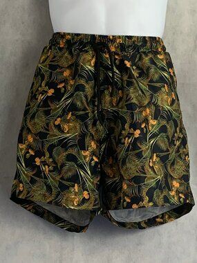 INC International Concepts Men's Regular-Fit Quick-Dry Swim Trunks, Green, Large